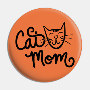Cat Mom Pin