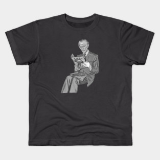 Cushing Reads Comics Kids T-Shirt