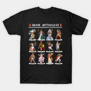 Greek Mythology Gods T-Shirt