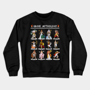 Greek Mythology Gods Crewneck Sweatshirt