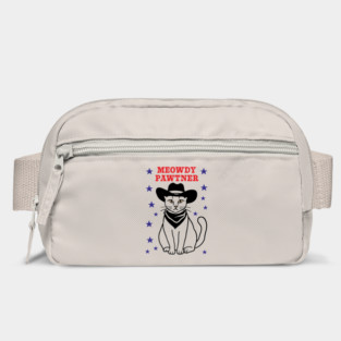 Meowdy Pawtner Funny Cowboy Cat Bag