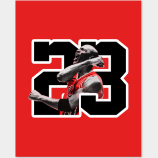 Michael Jordan 23 Posters and Art