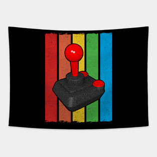Retro Computer Joystick Tapestry