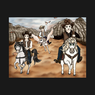 Fic Facers Cowboys T-Shirt