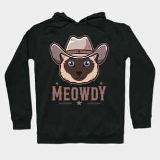 Siamese Cat Meowdy Hoodie
