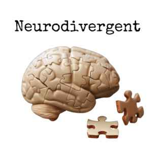 Support Neurodiversity: Brain with Missing Puzzle Piece Design T-Shirt