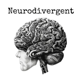 Celebrating Neurodiversity: Artistic Brain Profile Design T-Shirt