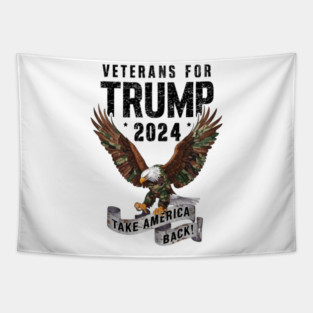 Veterans for Trump 2024 Tapestry