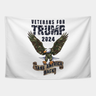 Veterans for Trump 2024 Tapestry