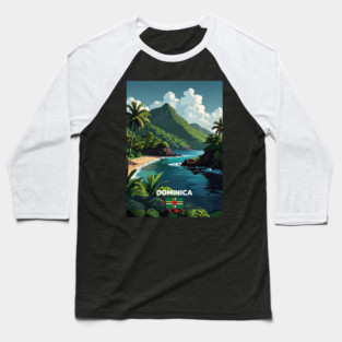 Dominica Travel Baseball T-Shirt