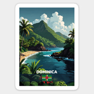 Dominica Travel Sticker