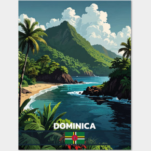 Dominica Travel Posters and Art