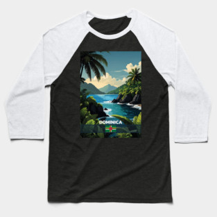 Dominica Travel Baseball T-Shirt