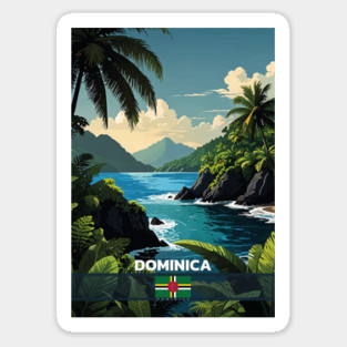Dominica Travel Sticker