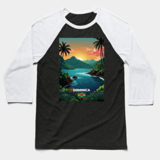 Dominica Travel Baseball T-Shirt
