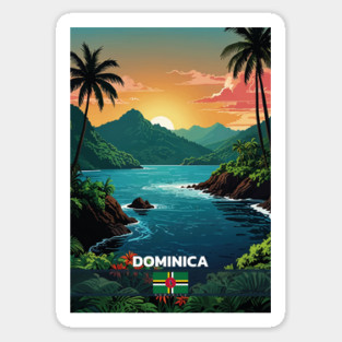 Dominica Travel Sticker