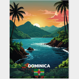 Dominica Travel Posters and Art