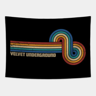 Retro Line Velvet Underground Tapestry