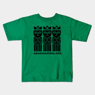 Armeniapedia 3 wisemen logo Kids T-Shirt
