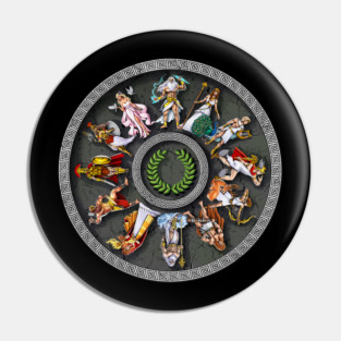 Ancient Greek Mythology Gods Pin