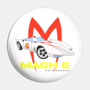 SPEED RACER MACH 5 RETRO VINTAGE Pin