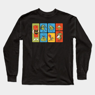 Raid Bug Spray Characters Long Sleeve T-Shirt