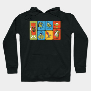 Raid Bug Spray Characters Hoodie