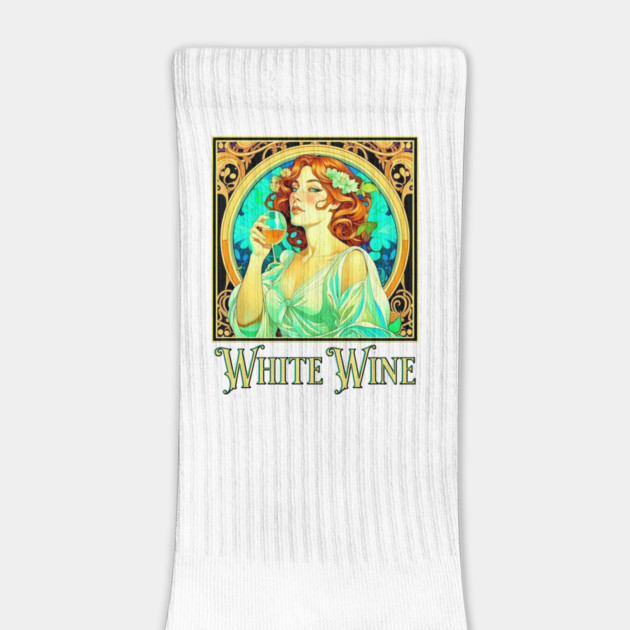 Art Nouveau White Wine by HolidayBug