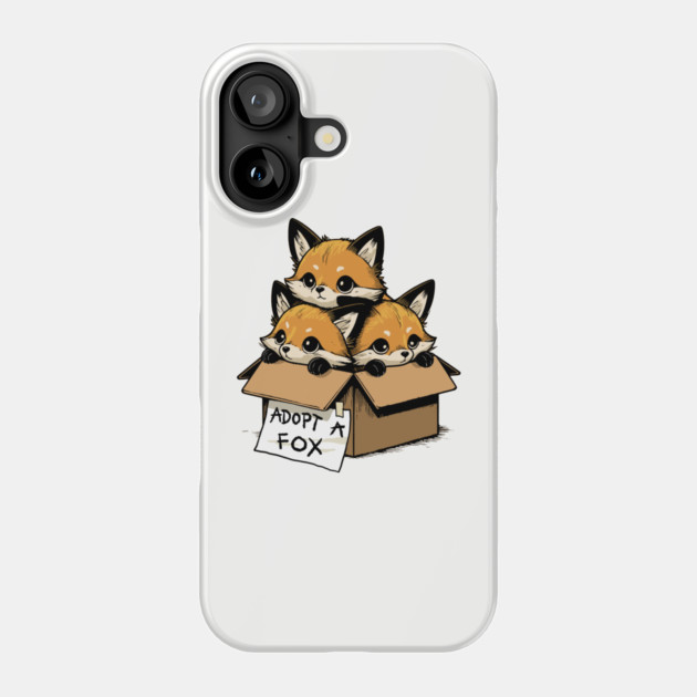Adopt a Fox Phone Case by GoshWow®