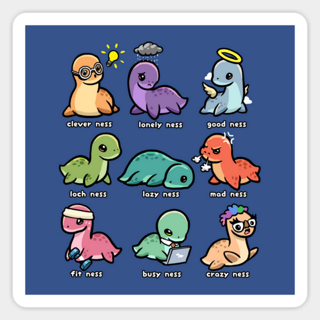 Monster Moods Magnet by GoshWow®