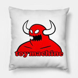 Toy Machine Red Pillow