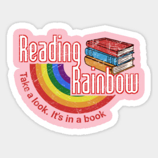 reading-rainbow Sticker