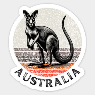 Australia Kangaroo Sticker