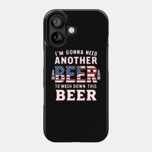 Double Beer Delight - American Pride Edition Phone Case