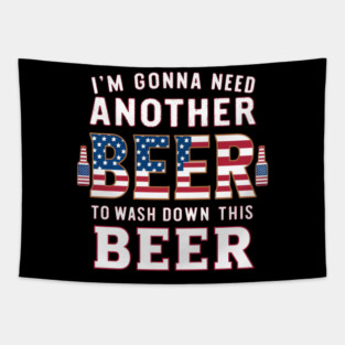 Double Beer Delight - American Pride Edition Tapestry