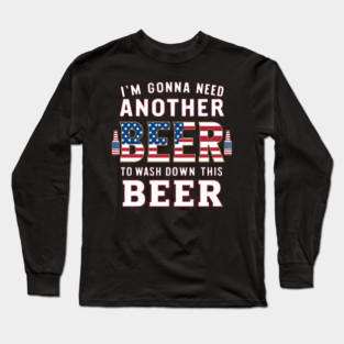 Double Beer Delight - American Pride Edition Long Sleeve T-Shirt
