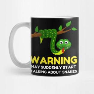 Humorous Snake Warning Mug