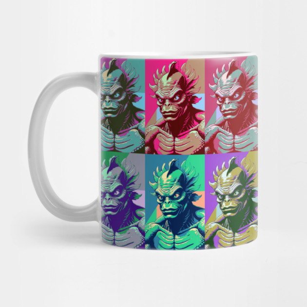 Gill-man Creature from the Black Lagoon Retro Style by Grave Digs