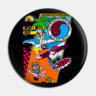 Town & Country Surf Designs Wood & Water Rage Pin