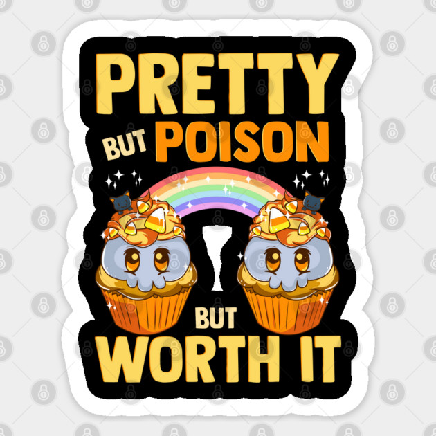 Halloween Cupcake Cute Cup Cakes Funny Humor Halloween Sticker by creative