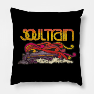 Soul Train 70s Vintage Pillow
