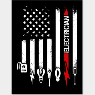 Electrician Posters and Art