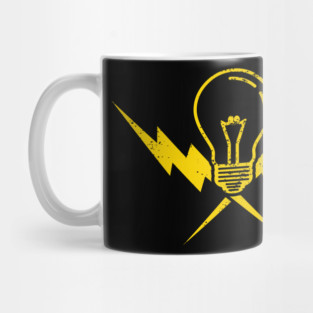 Cool Electrician Lightbulb Power Gift Mug