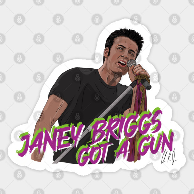 Not Another Teen Movie: Janie's Got a Gun Sticker by 51Deesigns