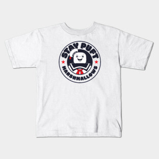 Stay Puft Marshmallows Logo (Ghostbusters) Kids T-Shirt