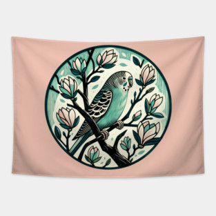 Parakeet Tapestry