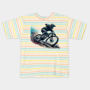 Mountain Biking Kids T-Shirt