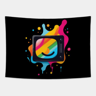 TV Smile Tapestry