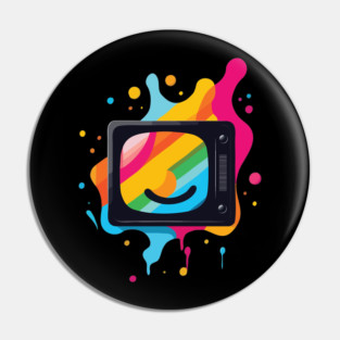 TV Smile Pin