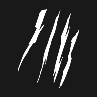 Effete Feline Claw Marks Scratch T-Shirt